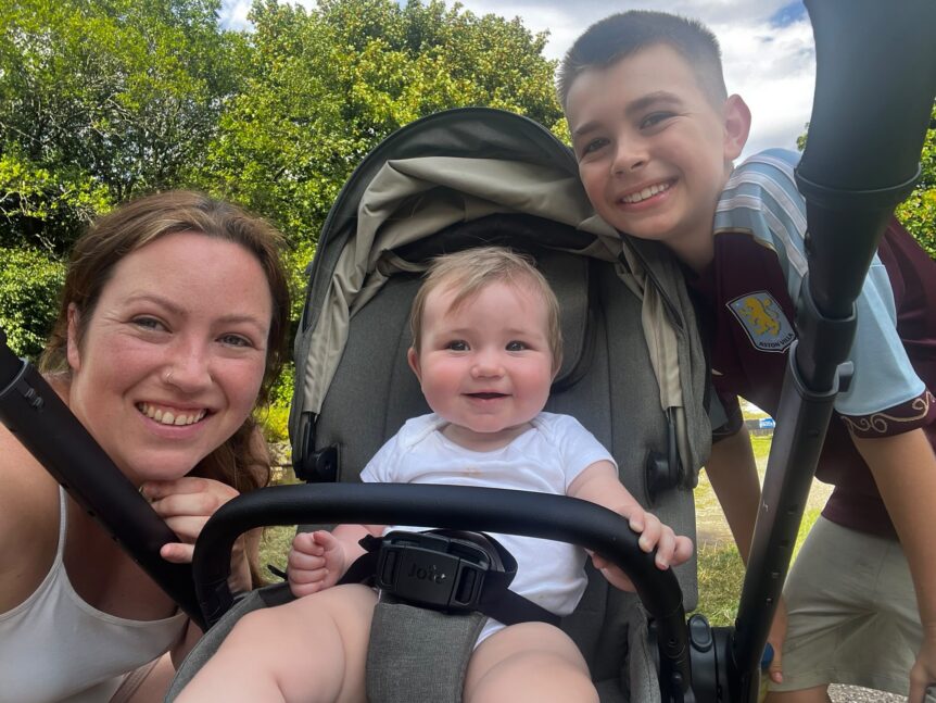 Walking for charity in Holmfirth